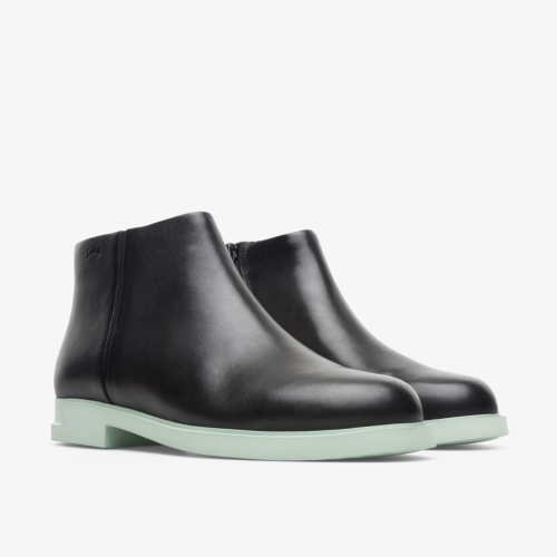 Camper Iman Womens Ankle Boots US-96138 Black USA Stockists